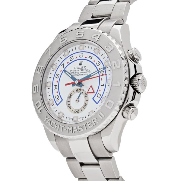 Rolex Yacht-Master II 116689 White Gold Platinum White Dial - Image 3