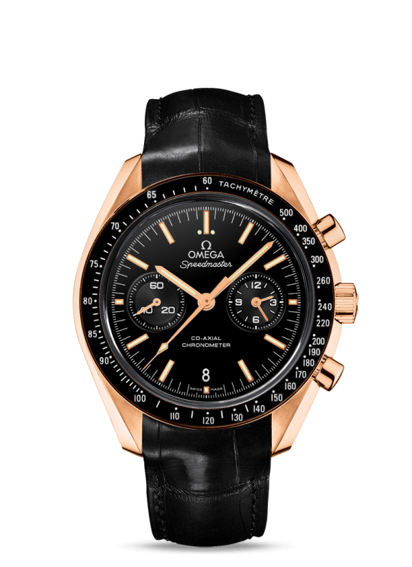 OMEGA Speedmaster TWO COUNTERS Orange gold Black 44.25mm