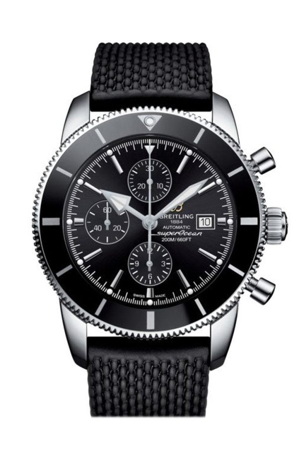 Breitling Superocean Heritage II chrono Black Rubber Deployment A1331212 - Image 2