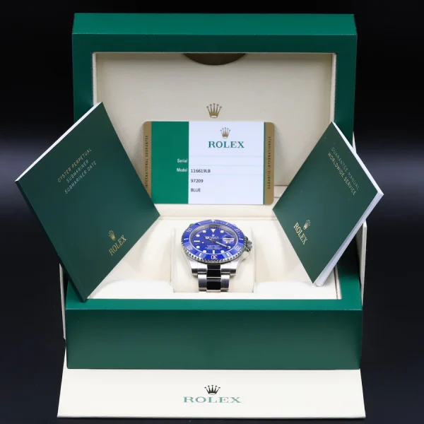 ROLEX Submariner 116619LN-97208Bluedial watch - Image 3