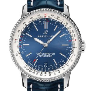 Breitling Navitimer 1 38mm Blue Croc Tang A17325211 C1P1
