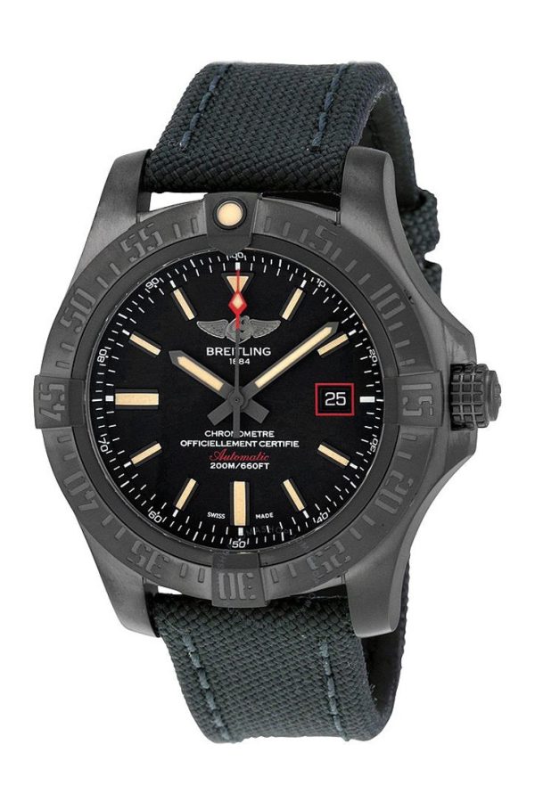 Breitling Avenger Blackbird Black Fabric Stap V1731110 BD74 - Image 2