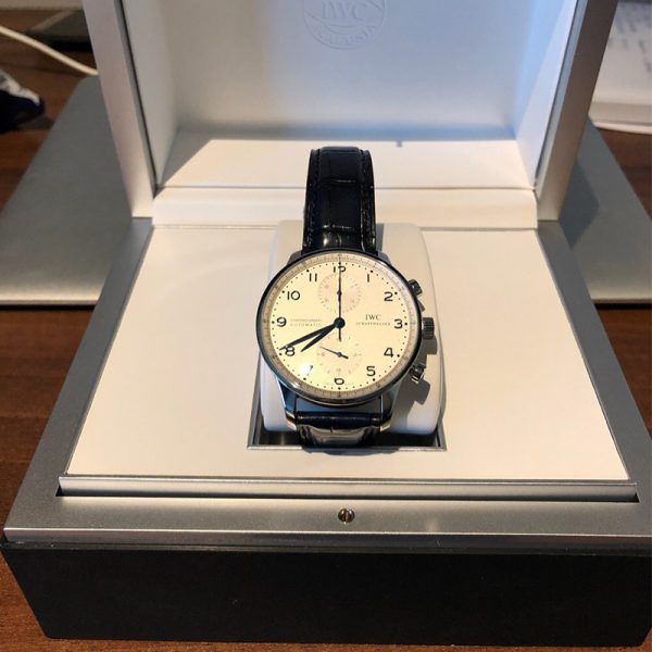 IWC Portuguese series IW371446 watch (Portuguese blue needle) - Image 7