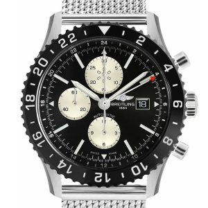 Breitling Chronoliner Stainless Steel Mens Watch Y2431012 BE10