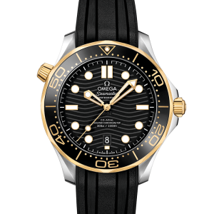 OMEGA Seamaster Diver 300m Black yellow gold 42mm