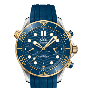 OMEGA Seamaster Diver 300m CHRONOGRAPH yellow gold Blue 44mm