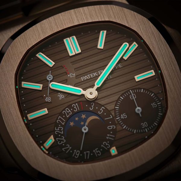 Patek Philippe Nautilus Moon Phase Rose Gold Watch 5712/1R-001 - Image 9