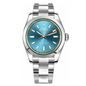 Rolex Oyster Perpetual Milgauss Z-Blue Steel Men's Watch 116400GV-0002