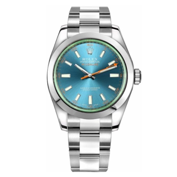Rolex Oyster Perpetual Milgauss Z-Blue Steel Men's Watch 116400GV-0002