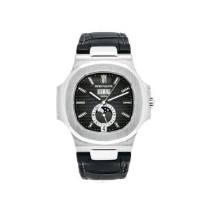 Patek Philippe Nautilus, 40.5mm, Stainless Steel, Black Dial, 5726A-001