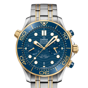 OMEGA Seamaster Diver 300m CHRONOGRAPH yellow gold Blue 44mm
