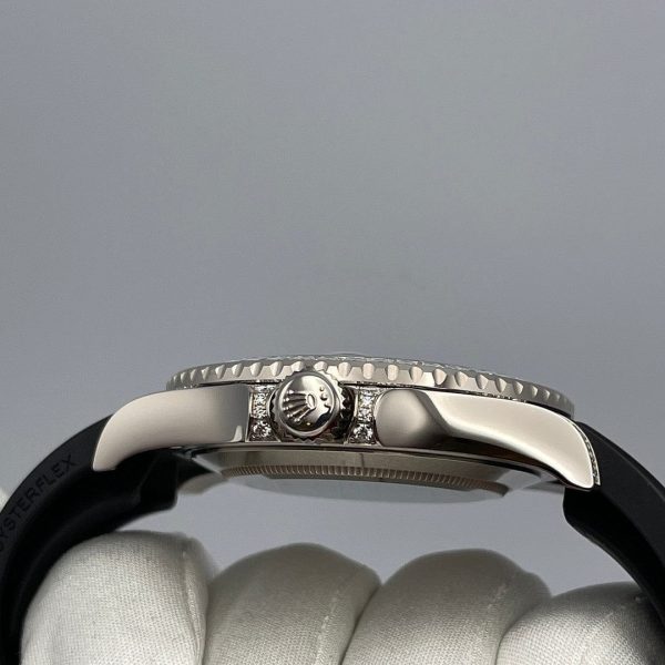 Rolex Yacht-Master 226679TBR White Gold Black Dial Diamond Bezel - Image 4