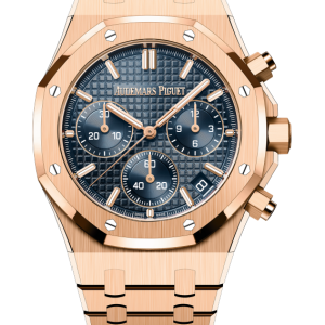 ROYAL OAK Pink Gold “Bleu nuit nuage 50” Dial CHRONOGRAPH 41mm