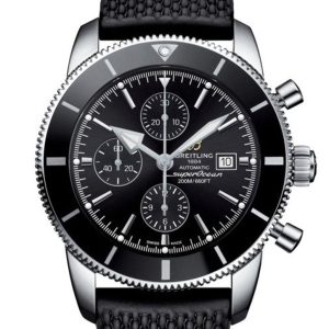 Breitling Superocean Heritage II chrono Black Rubber Deployment A1331212