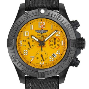 Breitling Avenger hurricane Cobra Yellow 45mm BLACK FABRIC XB0180E4 I534
