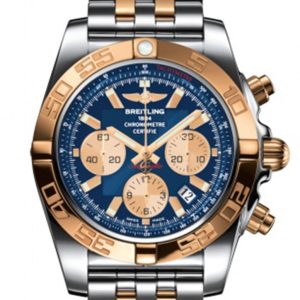 Breitling Chronomat Steel and Rose Gold Men's WAtch CB0110121