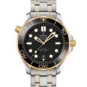 OMEGA Seamaster Diver 300m Black yellow gold 42mm