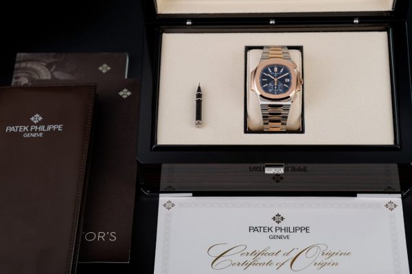 Patek Philippe Nautilus Mens Steel and Gold 5980/1AR-001 - Image 12