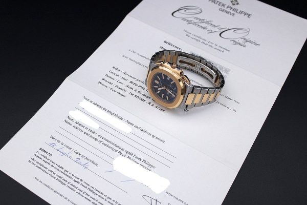 Patek Philippe Nautilus Mens Steel and Gold 5980/1AR-001 - Image 3