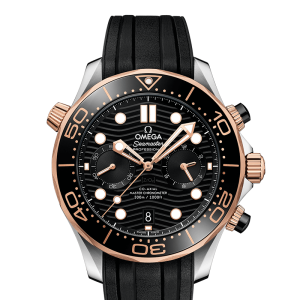OMEGA Seamaster Diver 300m CHRONOGRAPH Sedna™ Gold Black 44mm