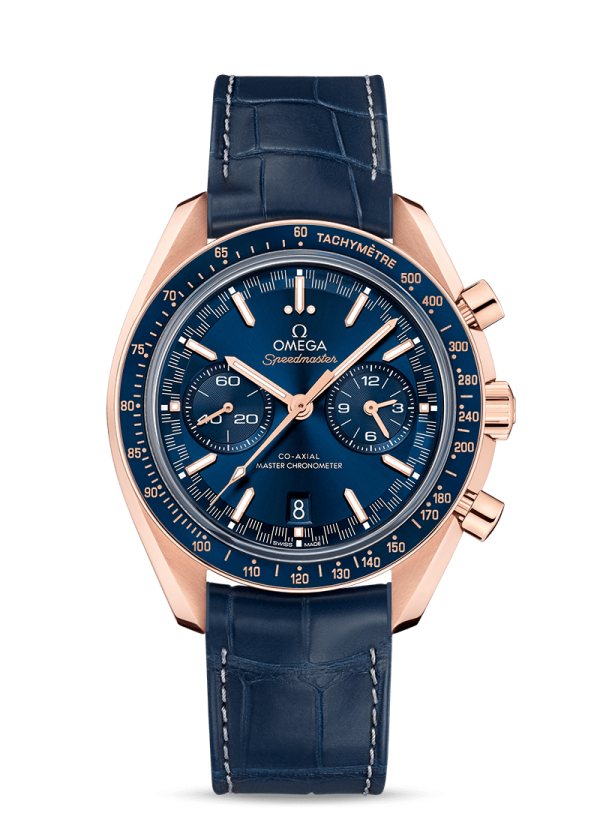OMEGA Speedmaster RACING Sedna™ gold Blue 44.25mm