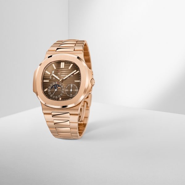 Patek Philippe Nautilus Moon Phase Rose Gold Watch 5712/1R-001 - Image 7