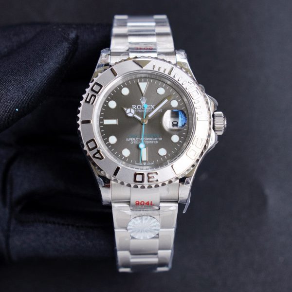 ROLEX YACHTMASTER1PURESILVERSTAINLESSSTEELMULTIPLEDIALOPTIONS40MM 116622-78760