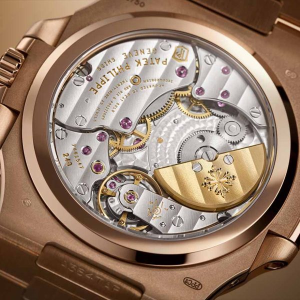 Patek Philippe Nautilus Moon Phase Rose Gold Watch 5712/1R-001 - Image 11
