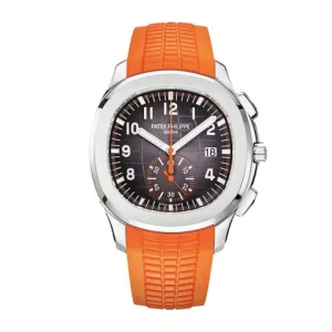 💖Limited discount💖Lastday Promotion💖Patek Philippe 5968A-001 Aquanaut Chronograph Steel & Orange Rubber
