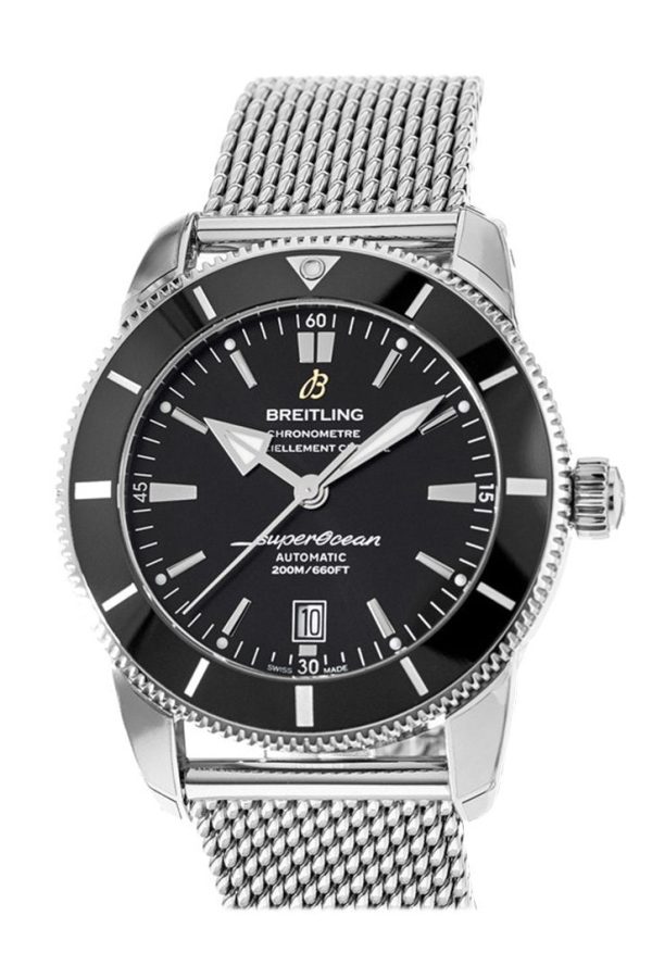 Breitling Superocean Heritage II Black Dail Steel Men's Watch AB2020121-B1A1 - Image 2